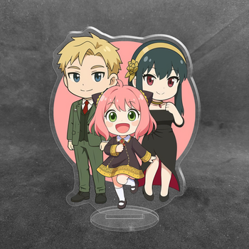 Акриловая коллекционная фигурка Chibi Аниме: Spy Family Семья шпиона 10 см