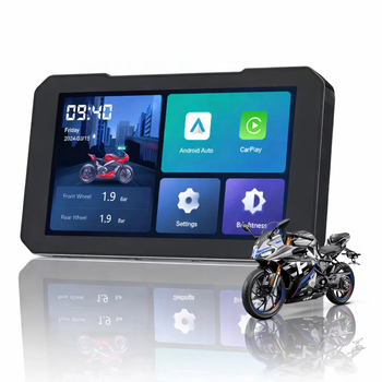 Экран для мотоцикла Ottocast Express 5" CarPlay & Android Auto, контроль давления шин