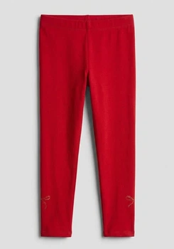 Дитячі теплі легінси для дівчинки H&M 122 см Червоні (25120508F3)