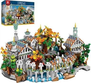 Конструктор Средневековый город Medieval Valley City масштабный проект на 4406 деталей Reobrix 55015