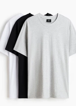 Футболка (набір 3 шт) H&M 14525 Різнобарвний XL (0945)