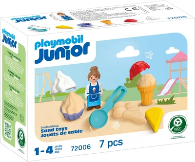 Конструктор Playmobil Junior Кафе-морозиво з піску 7 деталей 72006 (4008789720061)