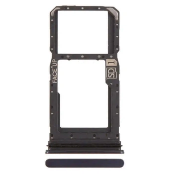 Держатель SIM-карты Motorola Moto G86, С разъемом на карту памяти, Синий - 734986