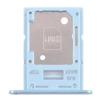 Держатель SIM-карты Samsung M356 Galaxy M35, С разъемом на карту памяти, Голубой - 736370