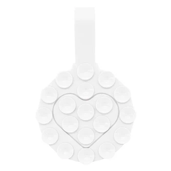 Тримач-присоска Double Side Silicone with a Strap, Білий - 585009