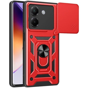 Чехол на Xiaomi Poco F7 / для Ксяоми, сяоми, ксиоми поко Ф7 ударопрочный Красный