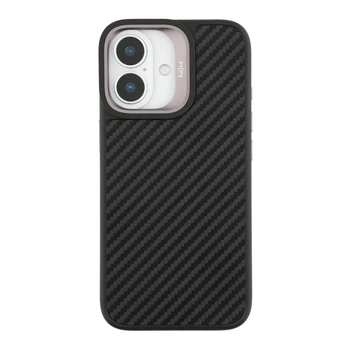 Чохол Premium Kajsa Glamorous Collection Straw Mat Pattern with MagSafe для iPhone 17 Black