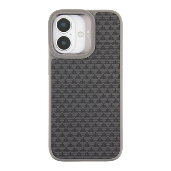 Чохол Premium Kajsa Glamorous Collection Pyramid Pattern with MagSafe для iPhone 17 Grey