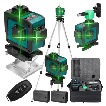 Лазерный уровень BOXER BX-3314 (16-линейный) 4D зеленый 520 нм