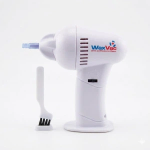 Электрический уборщик уха Wax Vac вакуумный аппарат 4 насадки для всей семьи