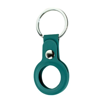 Брелок для AirTag Silicone Key Ring, Зелений - 333280