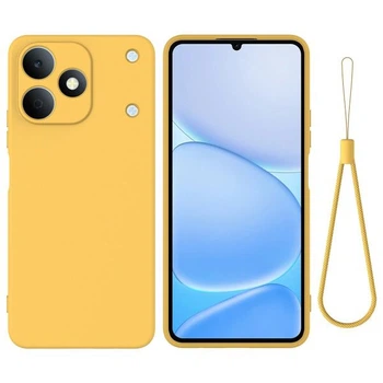 Силиконовый (TPU) чехол Deexe Silicone Case для Realme Note 80 - Yellow