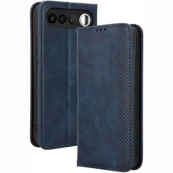 Чехол-книжка Deexe Retro Style для Realme 16 - Blue