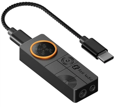 ЦАП з підсилювачем для навушників Fosi Audio DS3 Obsidian