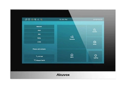 IP-відеодомофон 7" Akuvox C313N silver