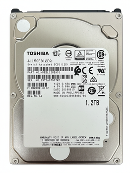 Жесткий диск Toshiba AL15SE 1.2Tb 10500 об/хв SAS 12 Gbit/s 2.5" (AL15SEB12EQ) - Б/У
