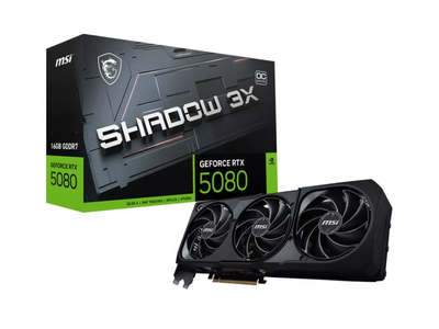 Відеокарта MSI GeForce RTX 5080 16G SHADOW 3X OC