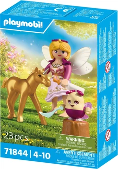 Набір іграшок Playmobil Princess Золоте лоша з феєю 23 деталі 71844 (4008789718440)