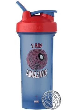 Спортивний шейкер BlenderBottle Classic Loop PRO Marvel Spider-Man синій/червоний 820 мл (Loop_PRO_28oz_Spider Man)