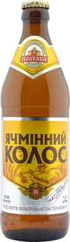 Упаковка пива Полтавпиво Ячменный колос светлое фильтрованное 4.9% 0.5 л 12 шт (4820009362543)