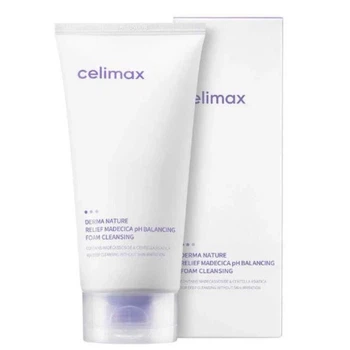 Мягкая очищающая пенка для лица с мадекассосидом Celimax Relief Madecica pH Balancing Foam Cleansing, 150 мл