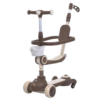 Самокат дитячий 5в1 i-Trike JR3-168-5С-BR