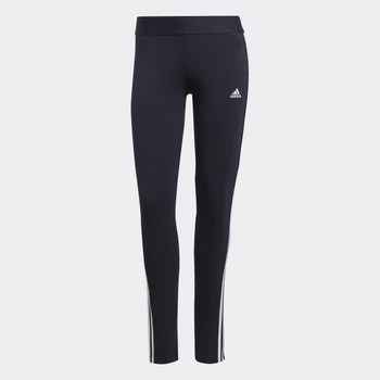 Женские леггинсы Essential 3-Stripes adidas H07771 (XL) синий (4064054231274)