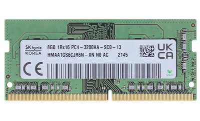 Модуль пам'яті Hynix DDR4 8Gb SK 3200 MHz Sodimm (HMAA1GS6CJR6N-XN N0 AC) Б/в