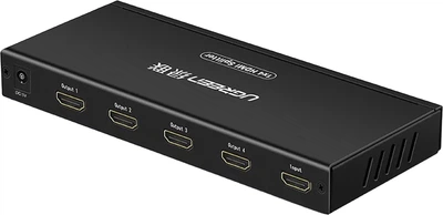 Сплиттер Ugreen CM620 HDMI 1.4 4K@30Hz Splitter 1 in 4 out Black (UGR-40202EU)
