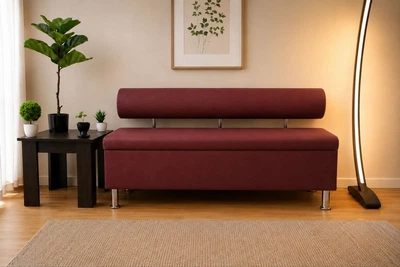 Диван BNB Флеш з ящиком (коробом) 1500x540x780 Бордовий