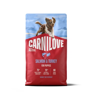 Корм сухой Carnilove Active Salmon & Turkey Puppy для щенков лосось и индейка 4 кг
