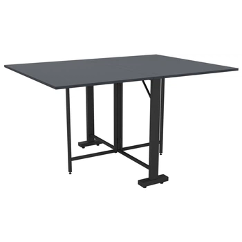 Стол раскладной Fold 2 FL2 1400 (1380/210х1000х750Н) AMF Черный/Антрацит (сталь/ДСП) (221217)