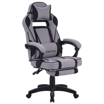 Геймерское кресло VR Racer Textile Webster серый/черный (механизм Relax/металл/пластик/ткань) (555296)