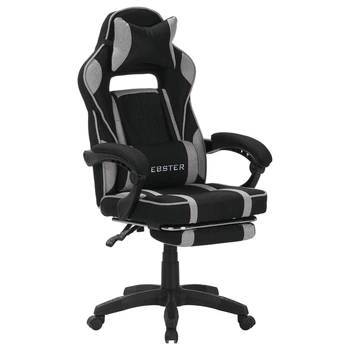 Геймерское кресло VR Racer Textile Webster черный/серый (механизм Relax/металл/пластик/ткань) (555768)