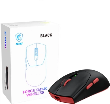 Mysz MSI FORGE GM340 Wireless Black (S12-4301730-HH9)