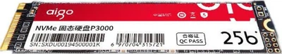 SSD диск Aigo P3000 256GB M.2 NVMe PCIe 3.0