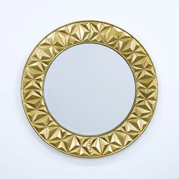 Настенное зеркало круглое из стекла и металла 21020 Гранд Презент 21020