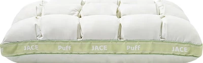 Подушка JaCe PUFFPILLOW Airy Sleep латексная с гусиным пером ортопедическая 63х40 см со съемным чехлом