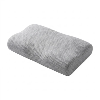 Подушка AiSleep Constant Temperature №4 Memory foam ортопедична низька 60х35х11-9 см зі знімним чохлом Gray
