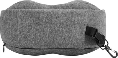 Подушка для шиї Feelcozy Sleep&Alive Snail 2.0 U-подібна з капюшоном піна з ефектом пам'яті Gray