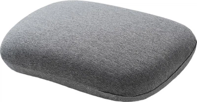 Подушка AVIVI Office Memory foam с памятью 38х26х10 см чехол из органического хлопка White Gray