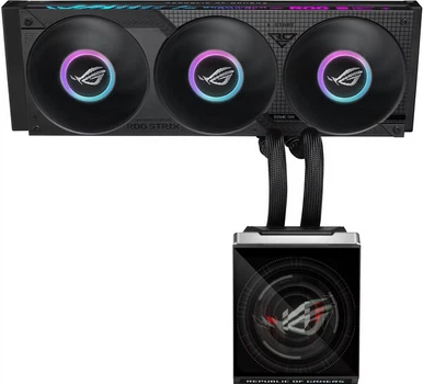 Система охолодження ASUS ROG Strix SLC IV 360 ARGB LCD Black (4711636352611)