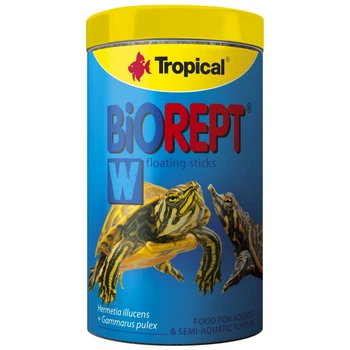 Сухой корм для водоплавающих черепах гранулы 300 г Tropical Biorept W