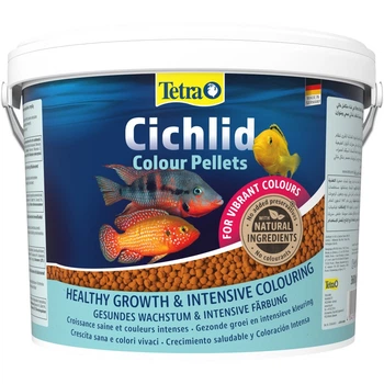 Сухий корм для всіх цихлід Tetra Cichlid Colour для яскравості забарвлення гранули 10 л/3,6 кг