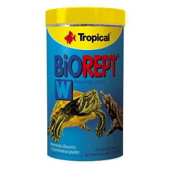 Сухой корм для водоплавающих черепах гранулы 75 г Tropical Biorept W