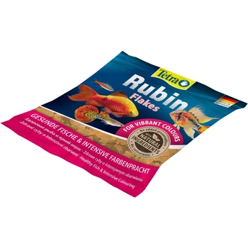 Сухой корм для аквариумных рыбок для окраски в хлопьях 12 г Tetra Rubin Flakes