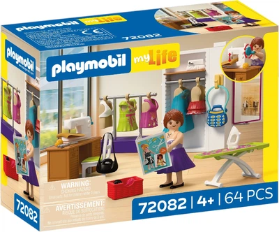 Набір іграшок Playmobil Shopping Креативна дизайнерка моди 64 деталі 72082 (4008789720825)