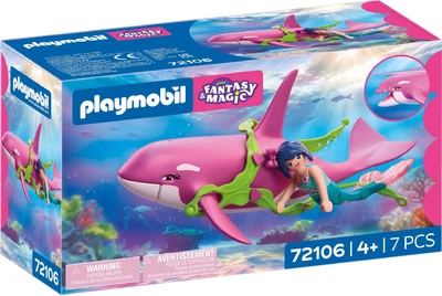 Набір іграшок Playmobil Mermaid Косатка з русалкою 7 деталей 72106 (4008789721068)