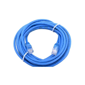 Патч-корд JXD UTP RJ-45, 15 м для мережевого підключення, синій
