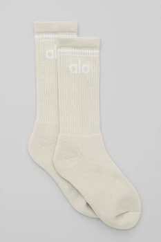 Шкарпетки унісекс Alo Yoga Unisex Throwback Sock розмір M бежеві A0357U
